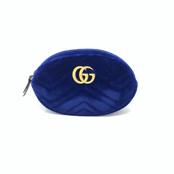 ❌SOLD❌Gucci GG Marmont Matelassé Velvet Belt Bag - Picture 8 of 8